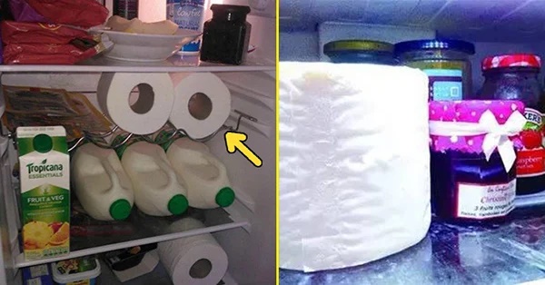 Đặt cuộn giấy vệ sinh vào tủ lạnh điều kỳ diệu sẽ xảy ra: Công dụng quý cần thiết của nhiều gia đình-1