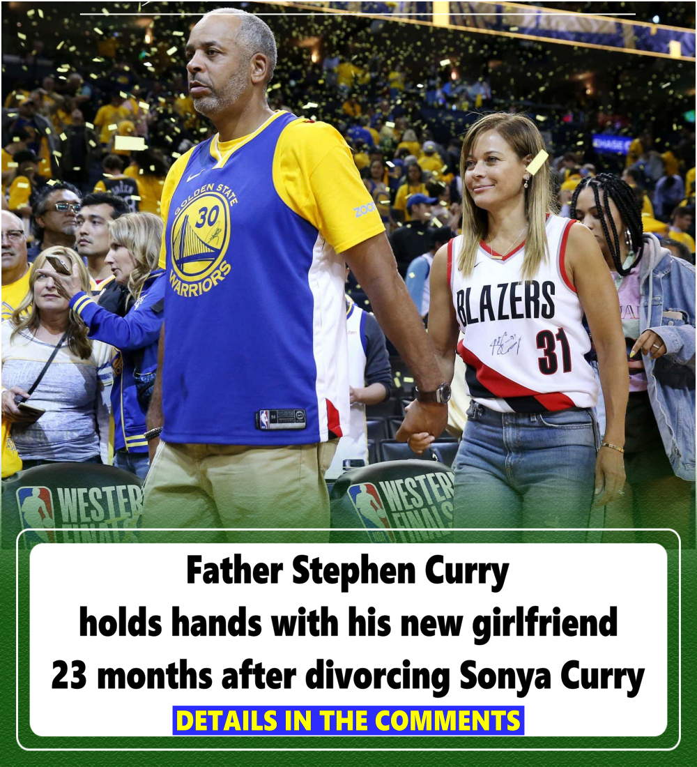 Father Stephen Curry holds hands with his new girlfriend 23 months ...