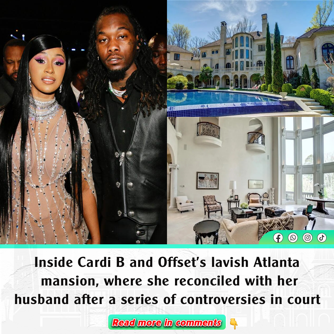 Inside Cardi B And Offset’s Lavish Atlanta Mansion, Where She ...