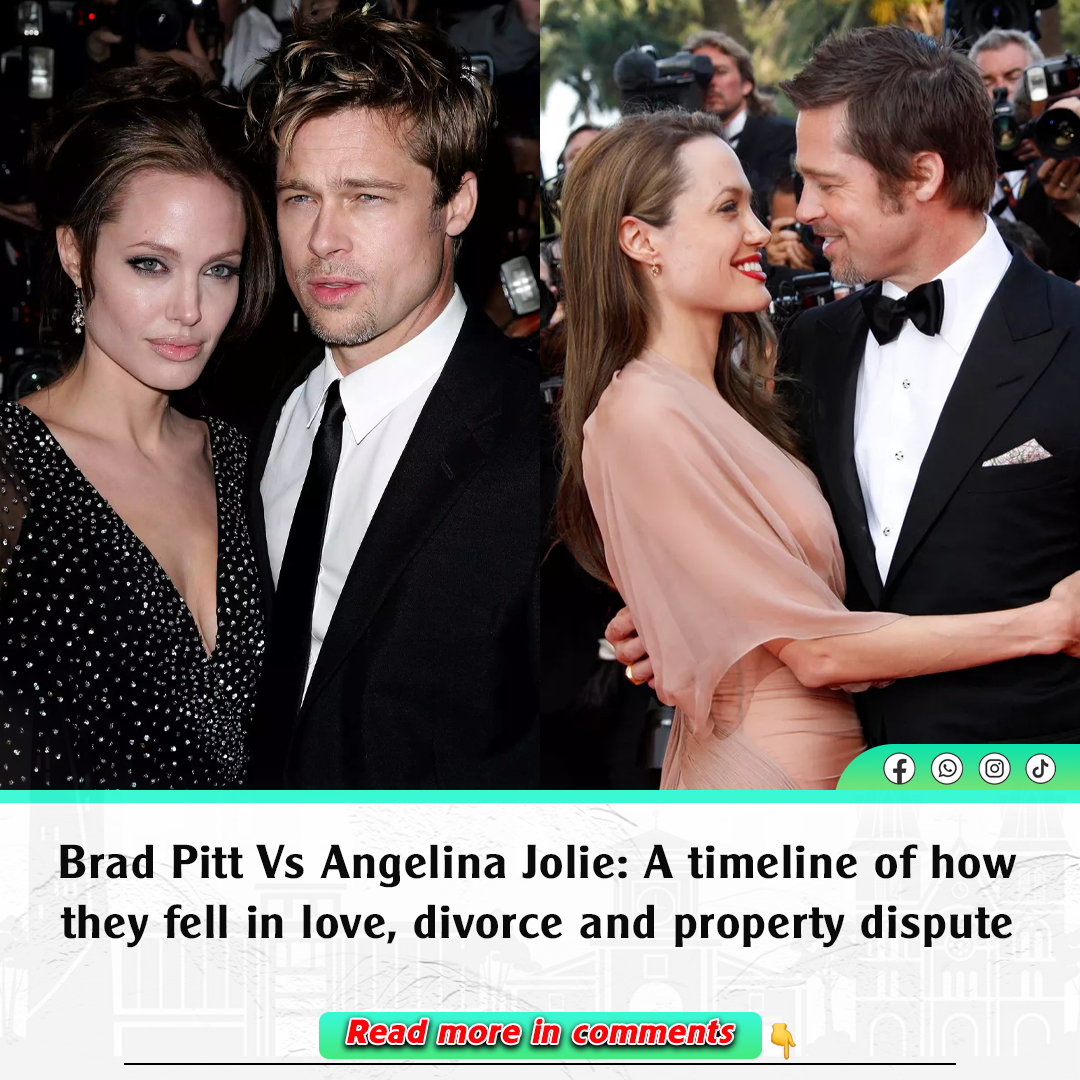 Brad Pitt Vs Angelina Jolie: A timeline of how they fell in love ...