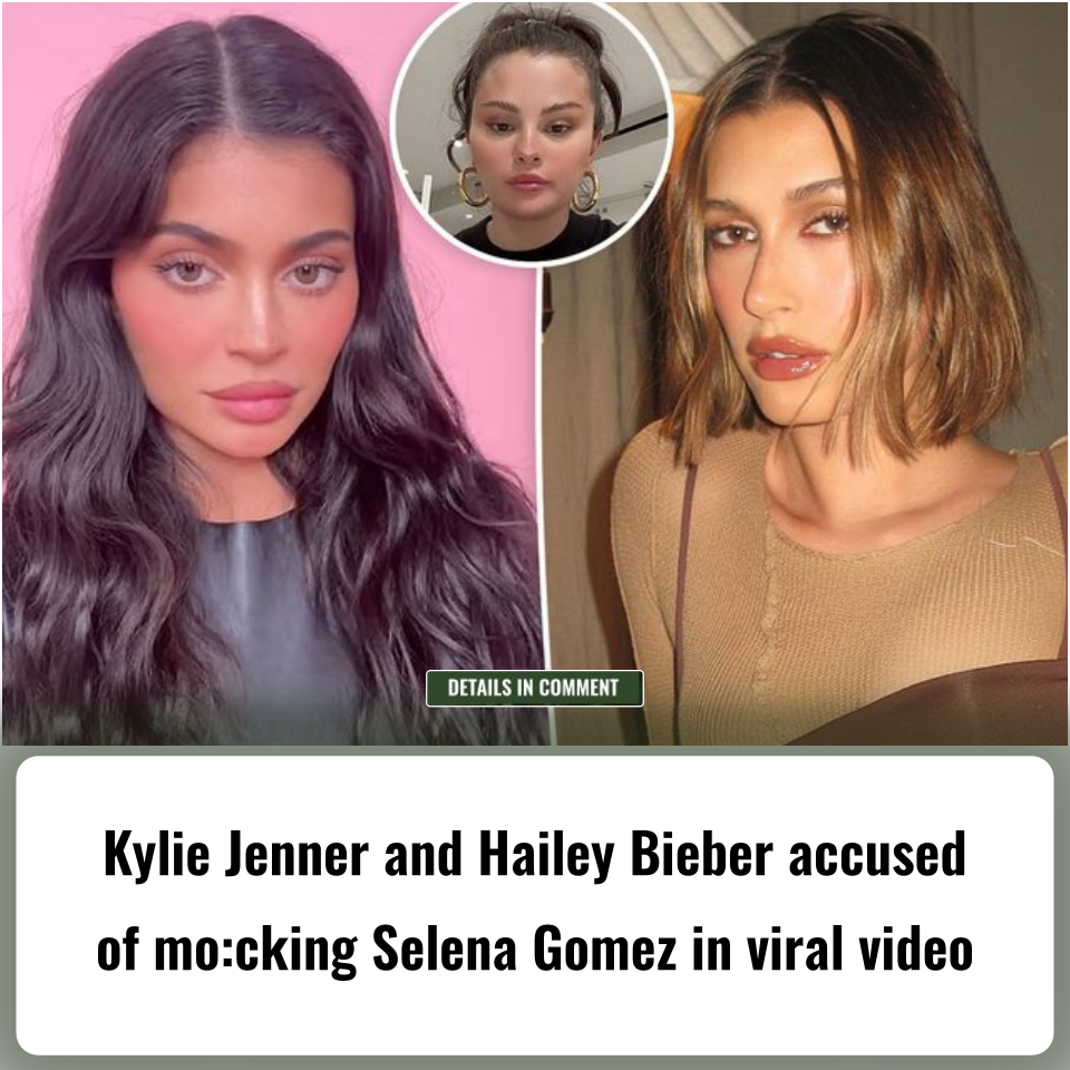 Kylie Jenner and Hailey Bieber accused of mocking Selena Gomez in viral ...