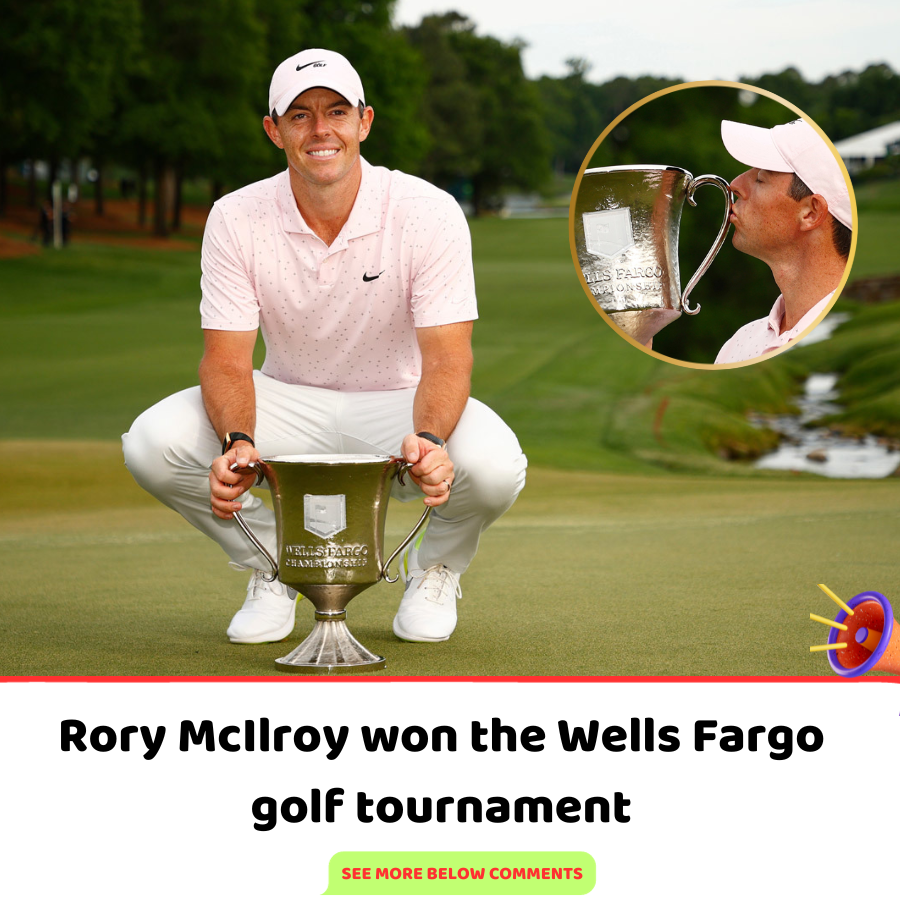 Rory McIlroy won the Wells Fargo golf tournament News