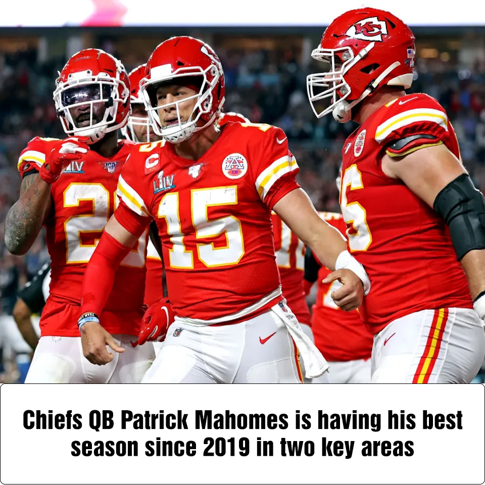 Chiefs QB Patrick Mahomes Is Having His Best Season Since 2019 In Two ...