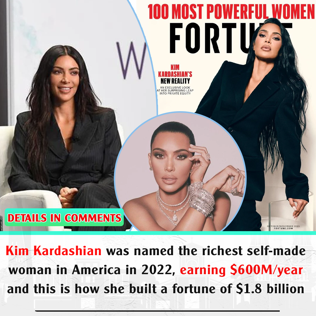 Kim Kardashian Was Named The Richest Self Made Woman In America In 2022   1 190 