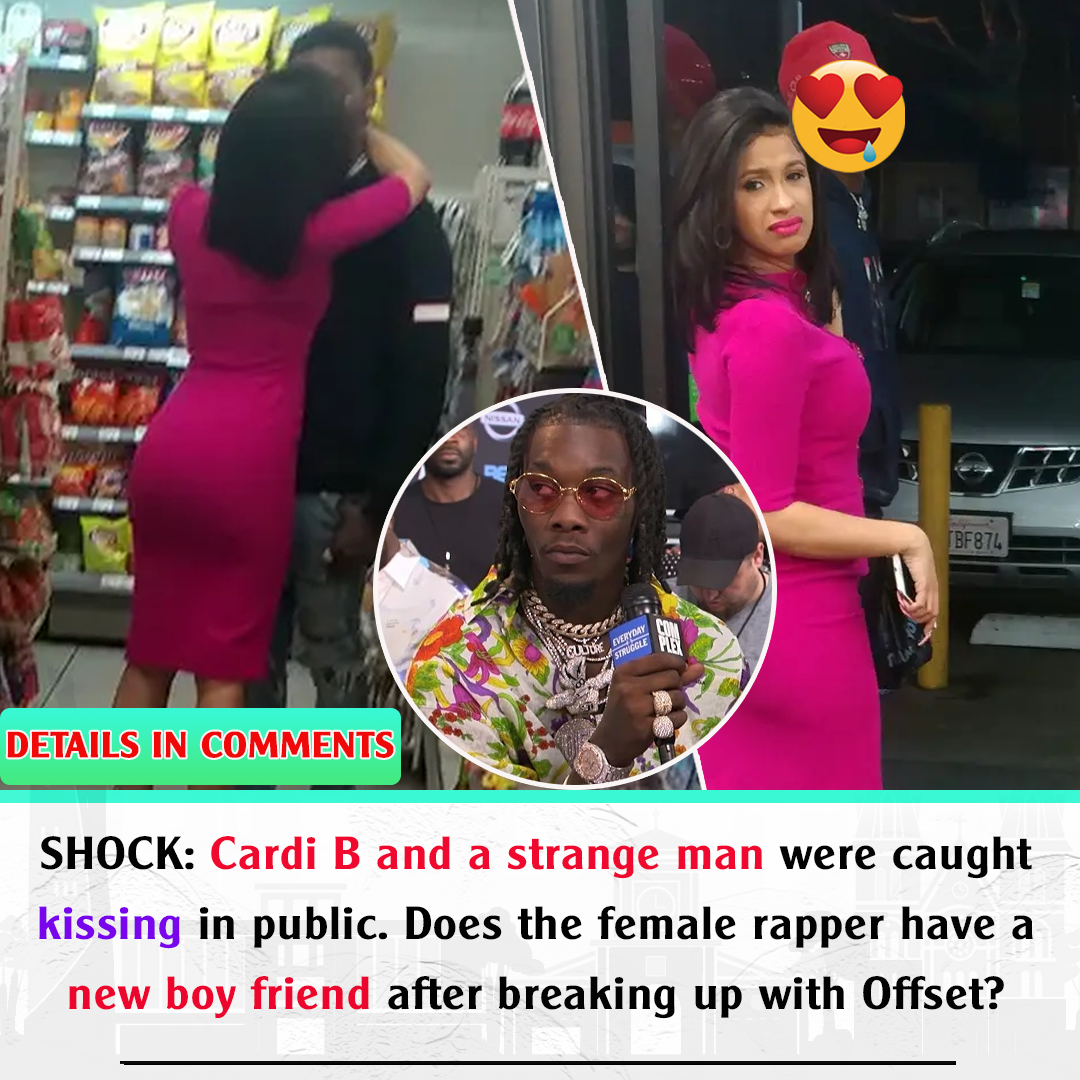 Shock Cardi B And A Strange Man Were Caught Kissing In Public Does The Female Rapper Have A