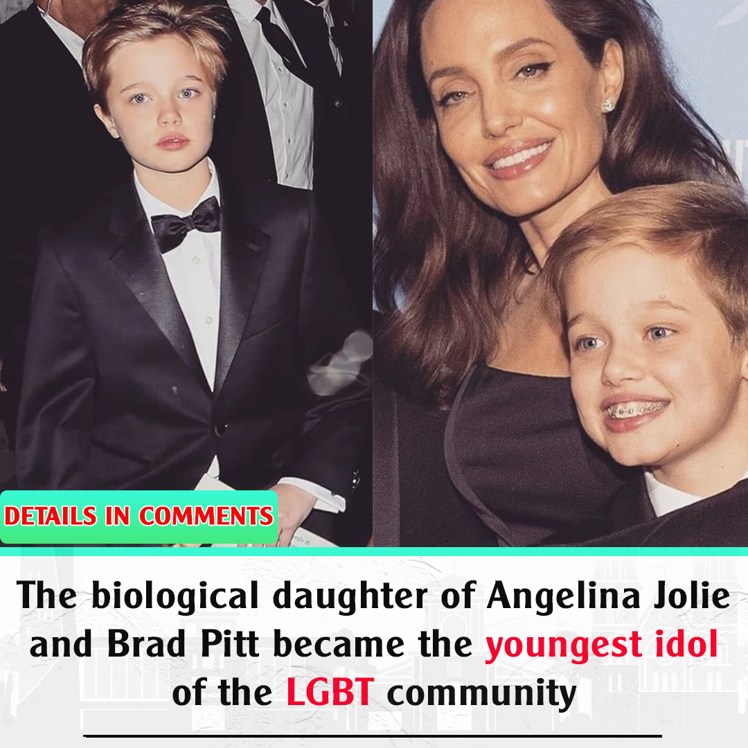 The biological daughter of Angelina Jolie and Brad Pitt became the ...