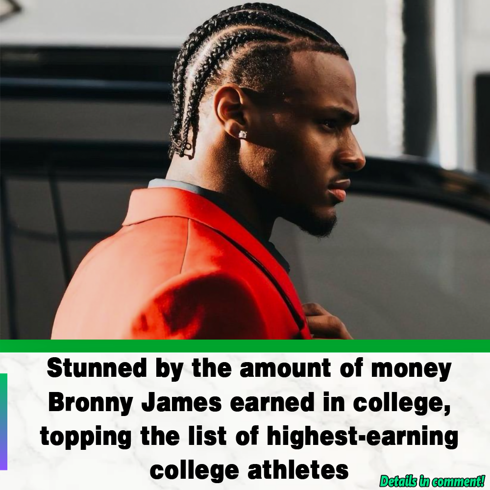 Stunned by the amount of money Bronny James earned in college, topping