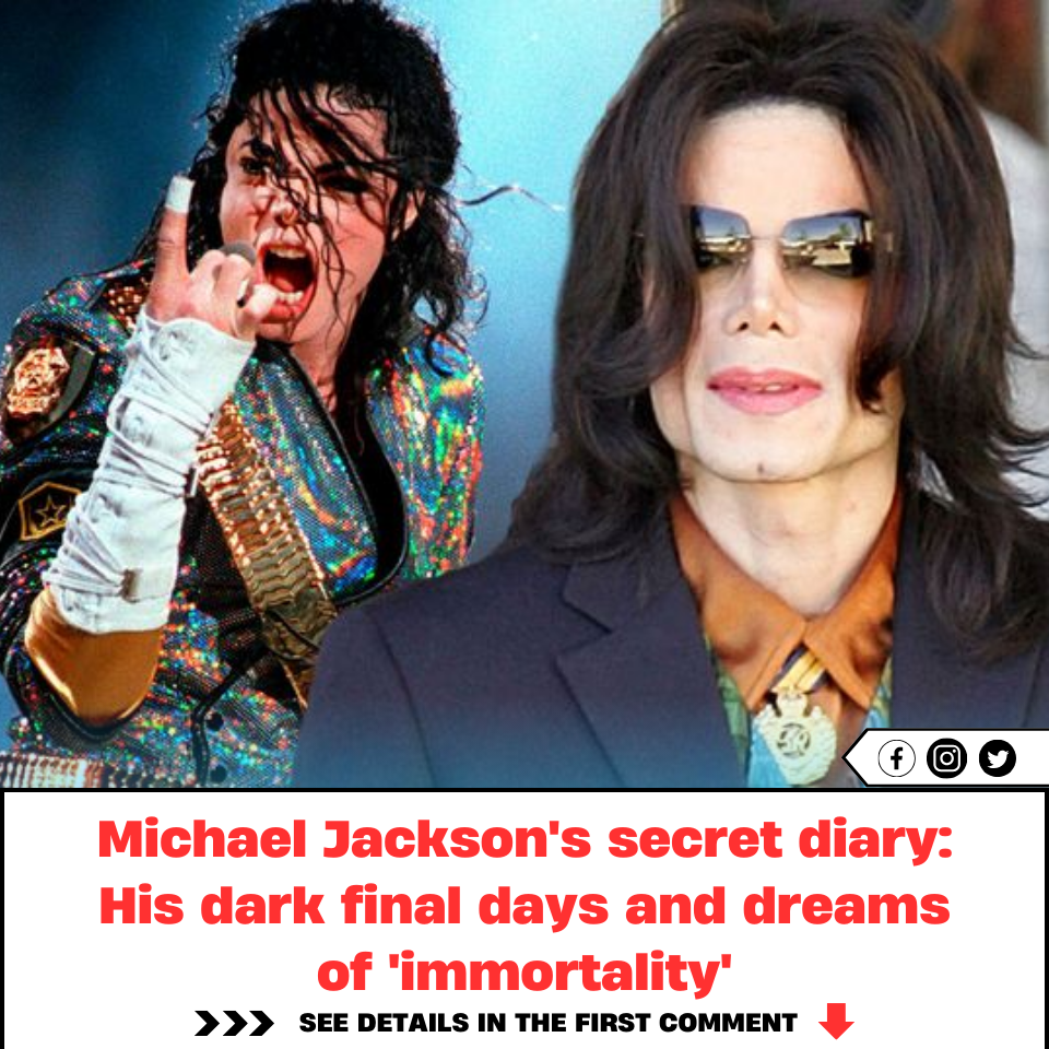 Michael Jackson's secret diary: His dark final days and dreams of ...