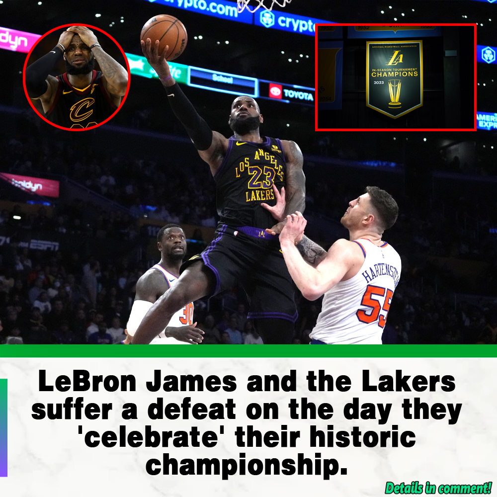 LeBron James And The Lakers Suffer A Defeat On The Day They 'celebrate ...