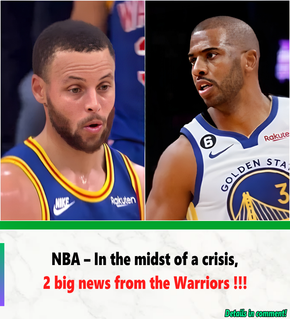 NBA – In the midst of a crisis, 2 big news from the Warriors!!! - News