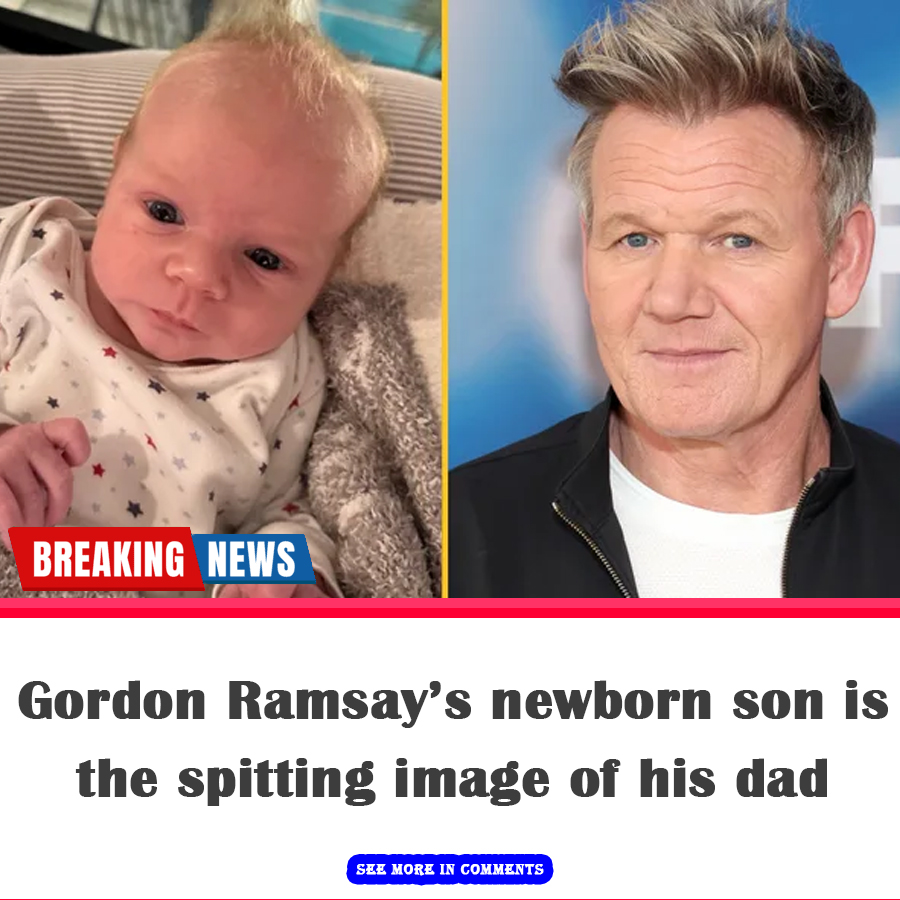 Gordon Ramsays Newborn Son Is The Spitting Image Of His Dad News