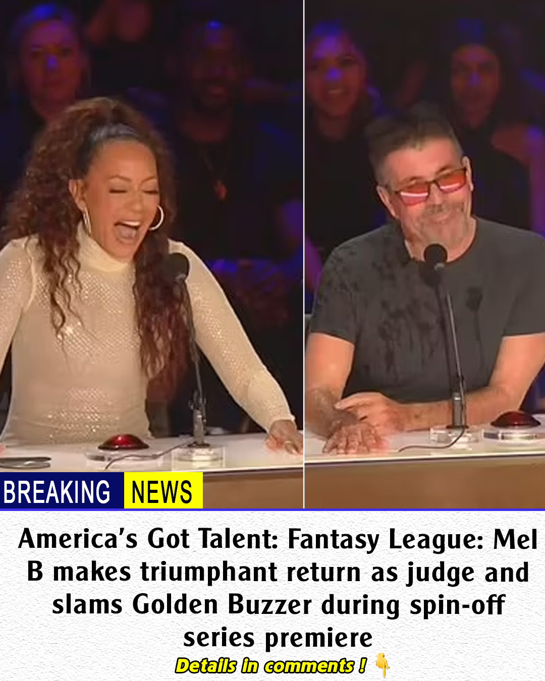 America's Got Talent: Fantasy League: Mel B Makes Triumphant Return As ...