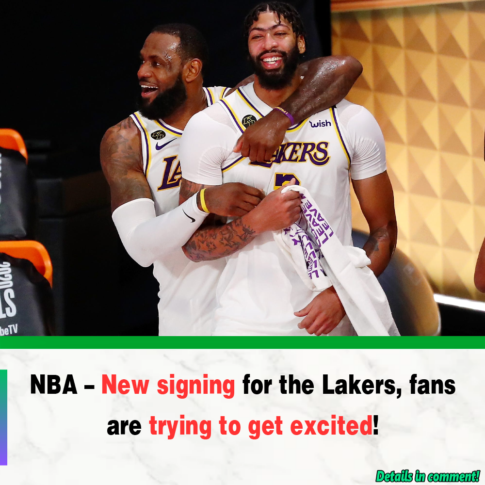 New signing for the Lakers, fans are trying to get excited ! - News