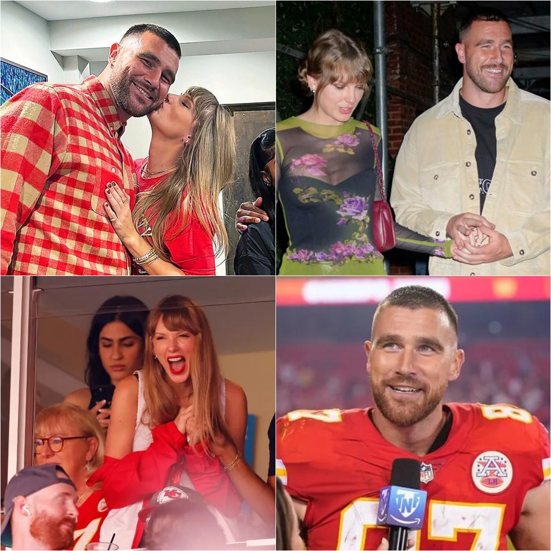 Travis Kelce smiled back at the reporter when asked if he ‘loved ...