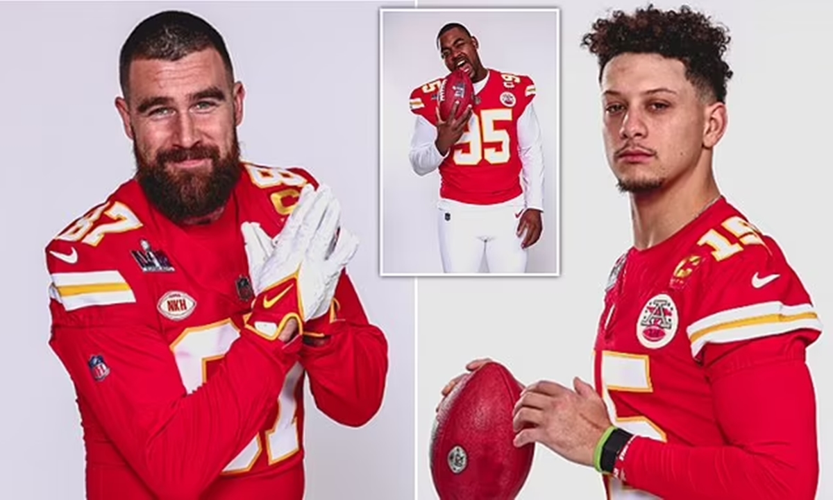 Check Out Amazing Pictures As Travis Kelce Patrick Mahomes And The