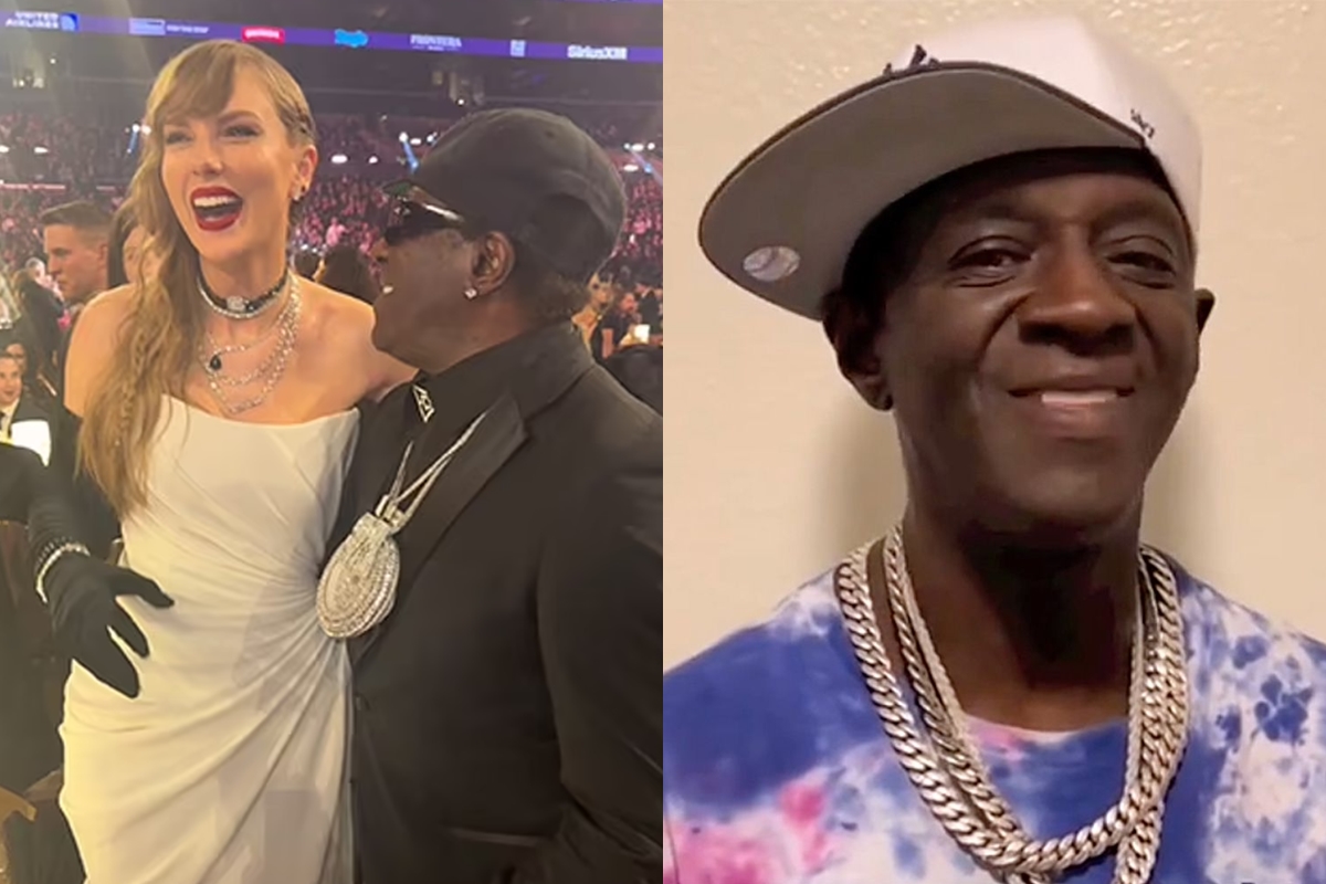 What Taylor Swift said to super fan Flavor Flav made him blush during a