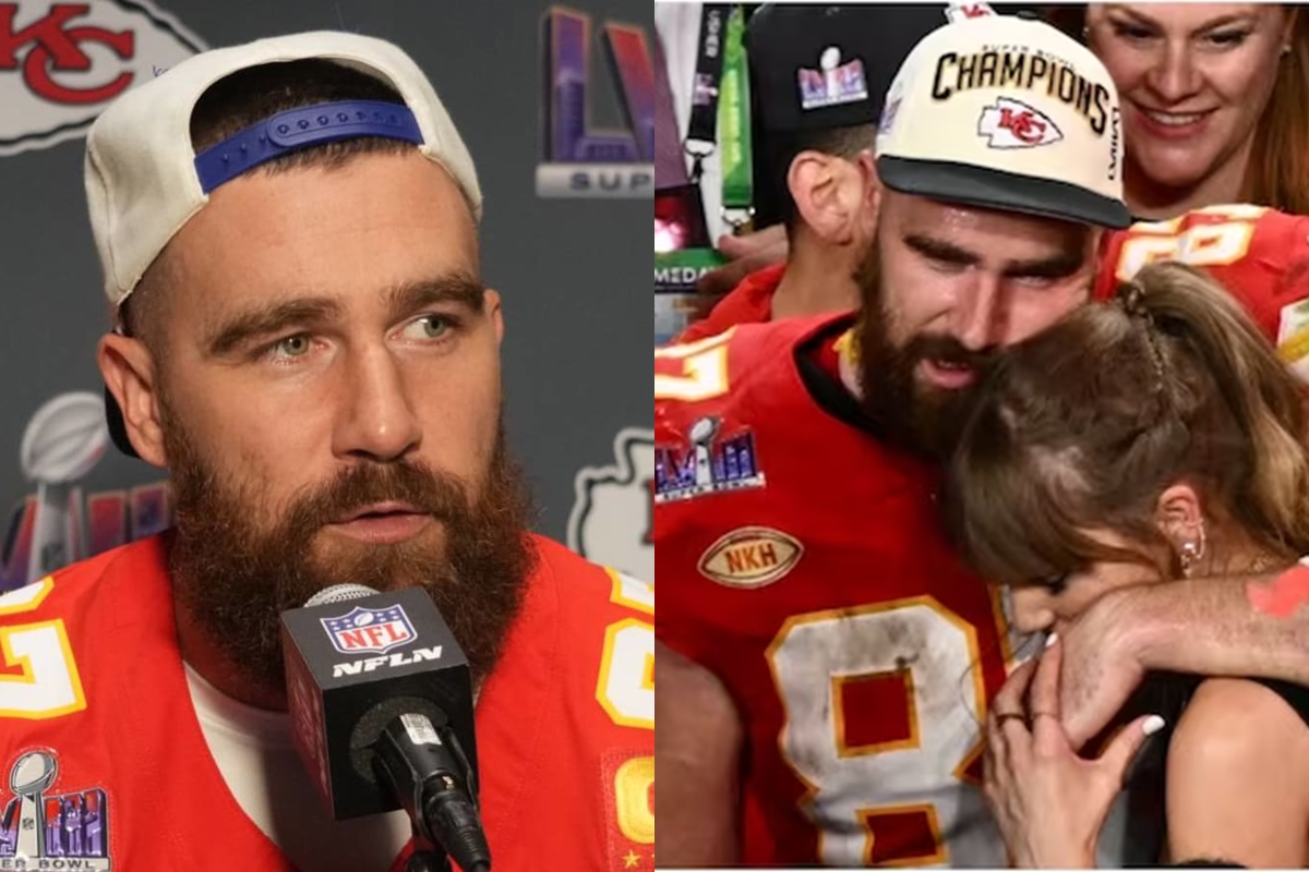 Travis Kelce Said These Three Words To Taylor Swift After Winning The ...