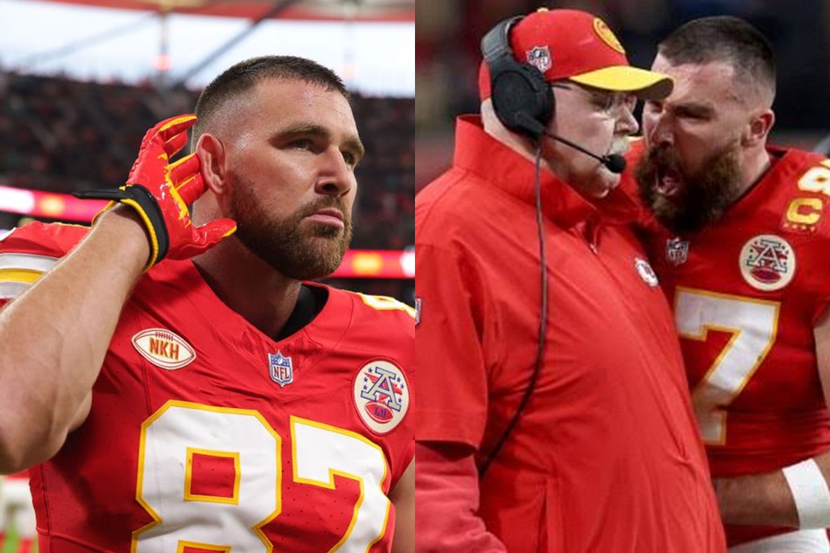 “Oh you guys saw that?” Travis Kelce Comments on *That* Viral Clip of ...