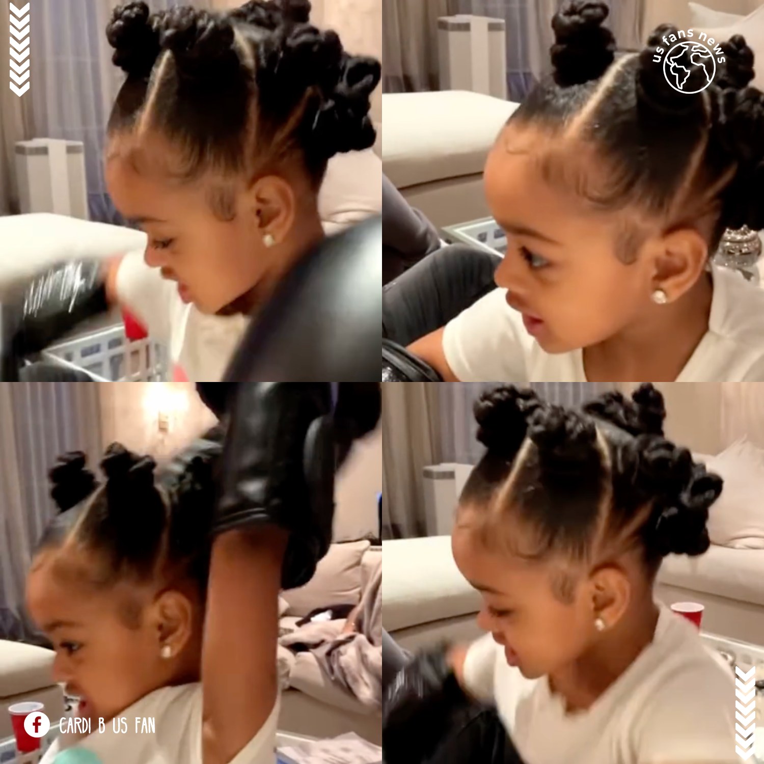 Cardi B’s Daughter Kulture Kiari Is Ready To Fight For Her Mom: See Her ...