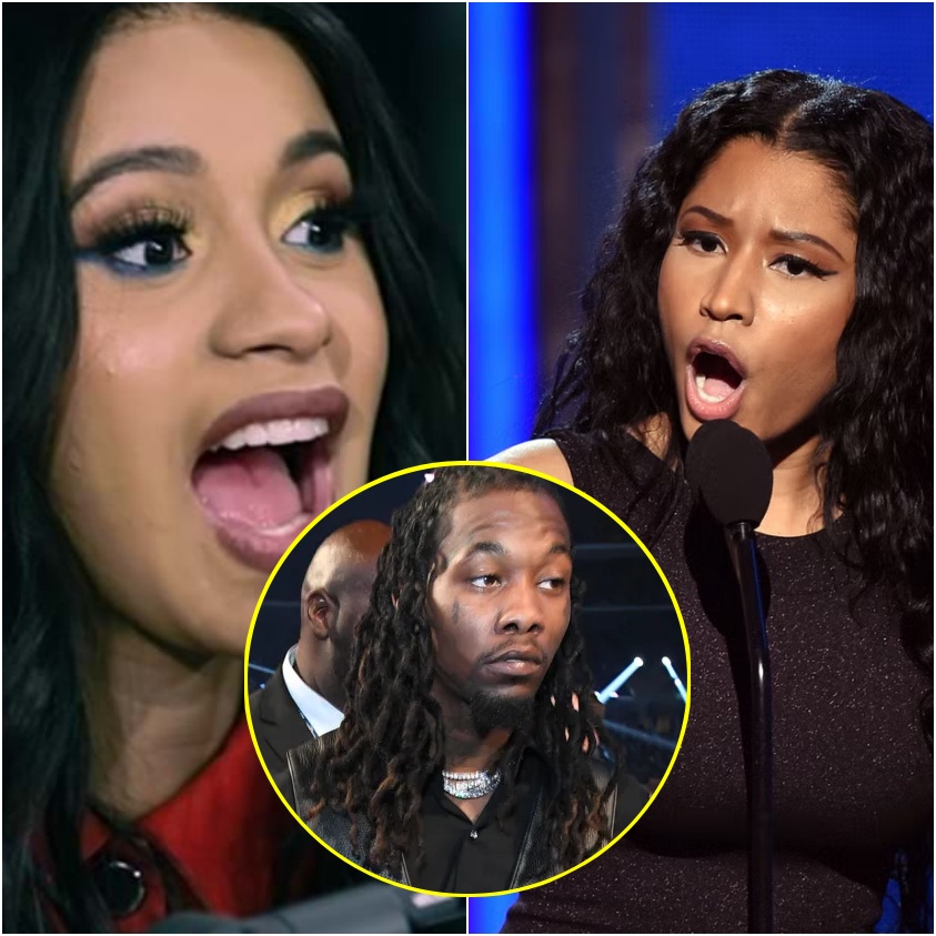 Cardi B Responds To Nicki Minaj Falsely Accusing Her Of Touching Offset ...