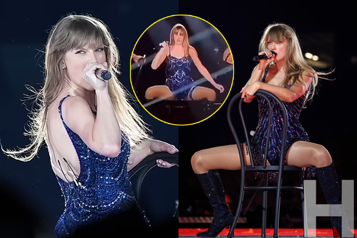 Video Taylor Swift Nearly Falls Off Her Chair During Very Steamy Vigilante St Performance 2218