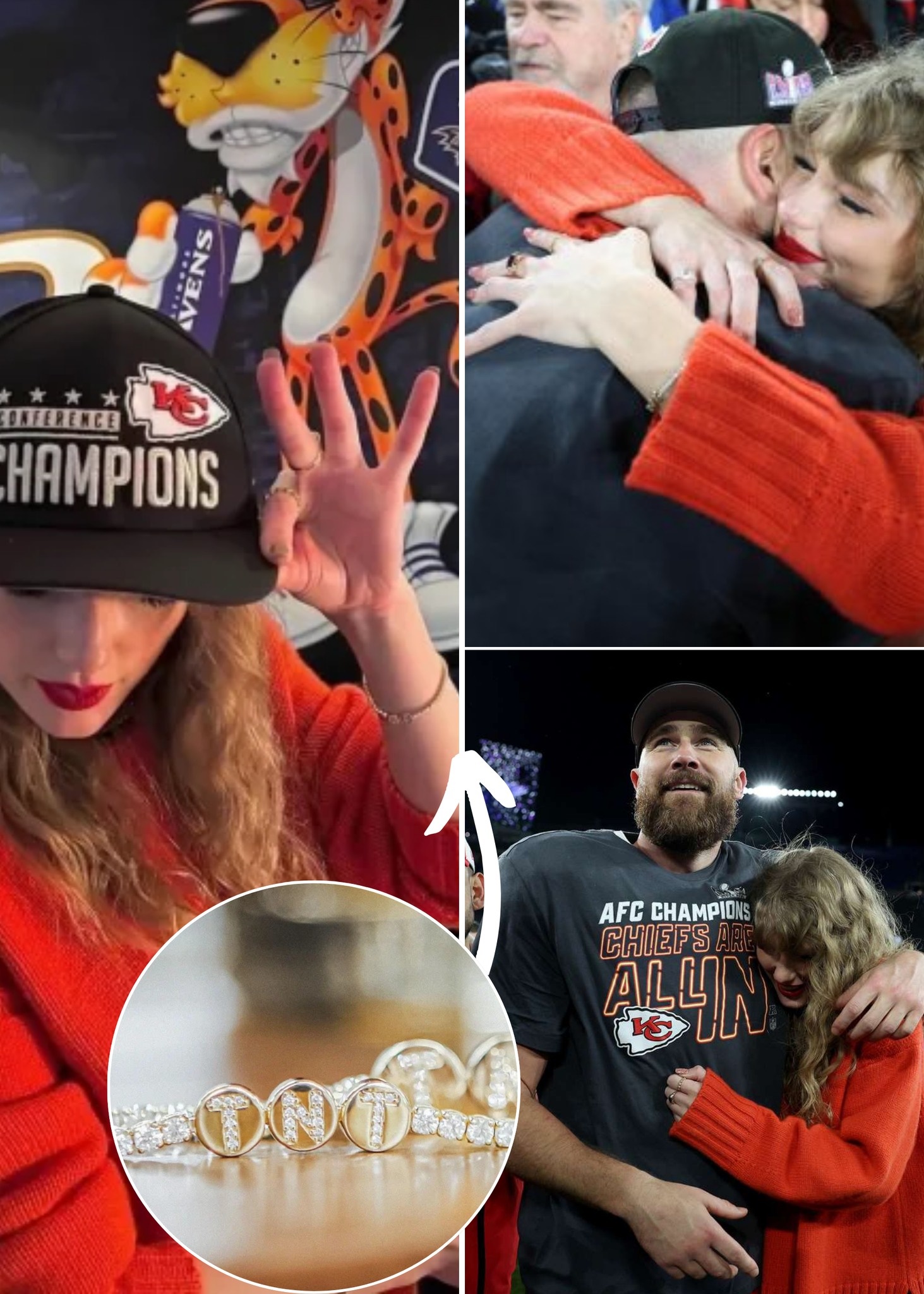 Travis Kelce Presented Taylor Swift With A 6000 Diamond Friendship Bracelet Adorned With Their
