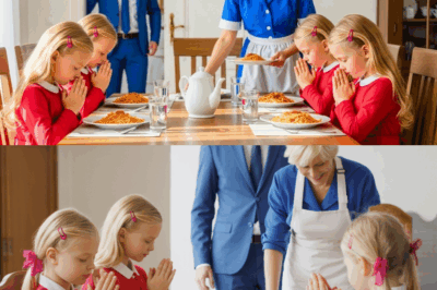 MILIONÁRIO CHEGOU EM CASA NA JANTA E VIU A NOVA BABÁ COM SUAS QUADRIGÊMEAS.. ELE CAIU EM LÁGRIMAS!