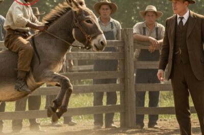 Ele apostou R$1 milhão que ninguém doma seu jumento… até um menino negro deixá-lo sem reação