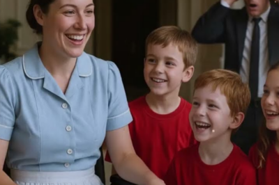 “NENHUMA BABÁ AGUENTOU UM DIA COM OS 4 FILHOS DO MILIONÁRIO, ATÉ QUE UMA MULHER EM CADEIRA DE RODAS.