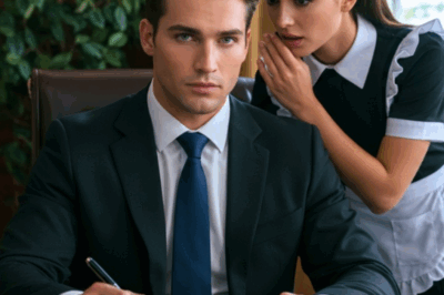 “No firmes esto” La mujer de limpieza susurró al millonario y lo que él hizo sorprendió a todos