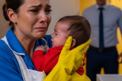 A faxineira abraçou o filho do milionário e chorou sem parar… ninguém sabia o motivo.