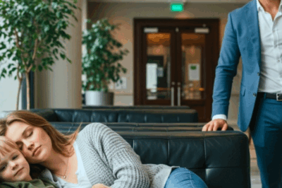 Millonario encontró a una madre soltera dormida en la recepción y lo que ella le dijo lo dejó helado