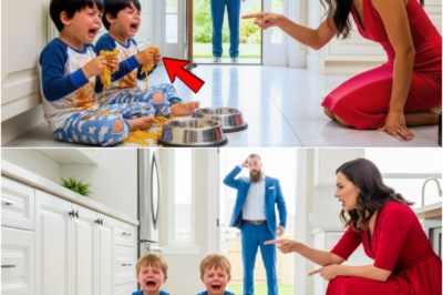 Filhos Suplicam: “Não Quero Comer ISSO!” — Milionário Chega Cedo e Flagrou a Nova Esposa…