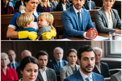 Babá acusada por Milionário foi a julgamento sozinha — até que seus Filhos Gêmeos apareceram