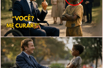 “SE VOCÊ ME CURAR, TE DOU 1 MILHÃO”—ZOMBOU O BILIONÁRIO…”PREPARE O CHEQUE”, RESPONDEU O MENINO NEGRO