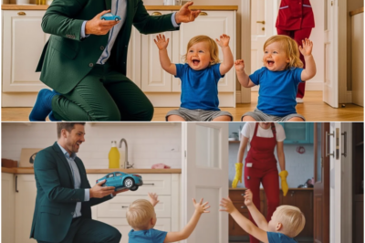 💥“FAXINEIRA LEVA GÊMEOS AO TRABALHO — E O MILIONÁRIO FAZ ALGO QUE DEIXA TODOS SEM PALAVRAS!”