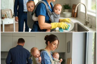 MILIONÁRIO FLAGRA SUA EMPREGADA CARREGANDO SEUS GÊMEOS… E TUDO VEM À TONA!