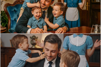 OS TRIGÊMEOS DA FAXINEIRA NÃO SE APROXIMAVAM DE NINGUÉM… ATÉ SE APEGAREM AO EMPRESÁRIO QUE SOFRIA!