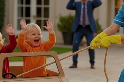 💥O Milionário Chorou ao Ver Seus Gêmeos Brincando Felizes Dentro de uma Caixa de Brinquedos