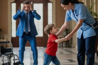 💥Milionário expulsa a babá humilde — até que o filho se levanta da cadeira de rodas para abraçá-la