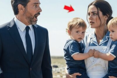 MILIONÁRIO VIÚVO ENCONTRA BABÁ COM GÊMEOS NO LIXÃO — A VERDADE DELA ABALA SUA VIDA!