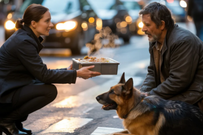 I Bought Dinner for a Homeless Veteran and His Dog—A Month Later, My Boss Exposed a Shocking Truth